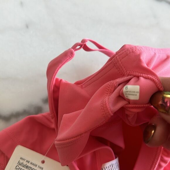 Lululemon Align CROPPED Cami Tank Top Sakura pink size 8 NWT - Picture 6 of 7